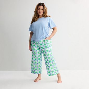 Plus Size Sonoma Goods For Life® Pajama Top & Pajama Bottoms Set