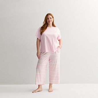 Plus Size Sonoma Goods For Life® Mom's Day Pajama Top & Pajama Bottoms Set
