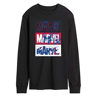 Men's Marvel X-Men Character Logos Long Sleeve Graphic Tee