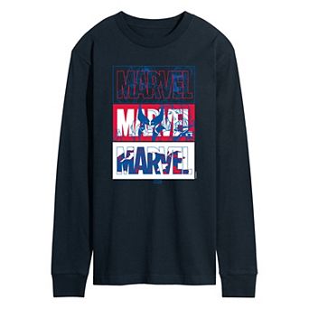 Men's Marvel X-Men Character Logos Long Sleeve Graphic Tee