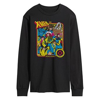 Men's Marvel X-Men Mutant & Proud Retro Long Sleeve Graphic Tee