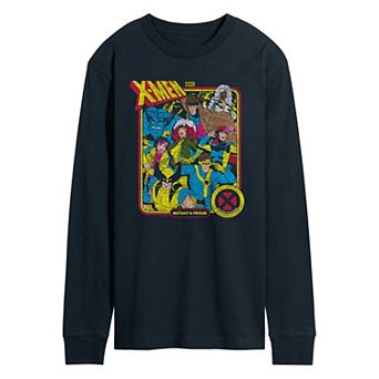 Men's Marvel X-Men Mutant & Proud Retro Long Sleeve Graphic Tee