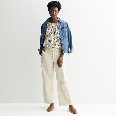 Women's Sonoma Goods For Life® Mid Rise Utility Barrel Ankle Pants