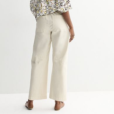 Women's Sonoma Goods For Life® Mid Rise Utility Barrel Ankle Pants