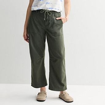 Women's Sonoma Goods For Life® Mid Rise Utility Barrel Ankle Pants