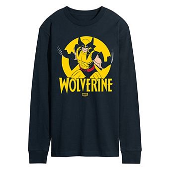 Men's Marvel Wolverine Long Sleeve Graphic Tee