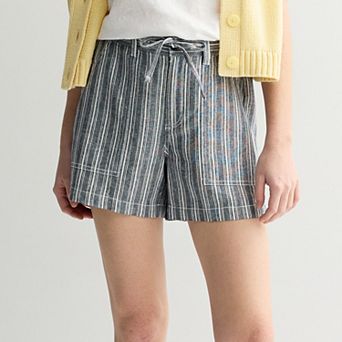 Women's Sonoma Goods For Life® Mid Rise Linen Shorts