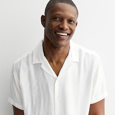Men's Apt. 9® Short Sleeve Textured Shirt