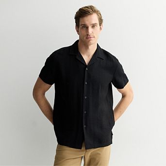 Men's Apt. 9® Short Sleeve Textured Shirt