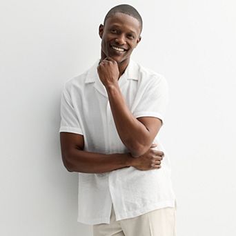 Men's Apt. 9® Short Sleeve Textured Shirt