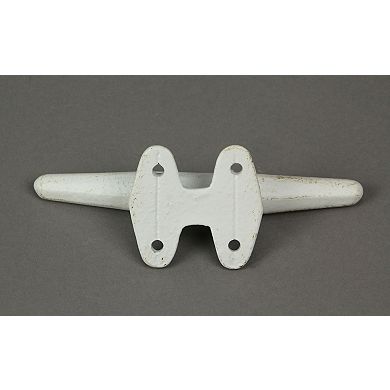 Set of 4 Coastal Color Cast Iron Nautical Boat Cleat Wall Hooks