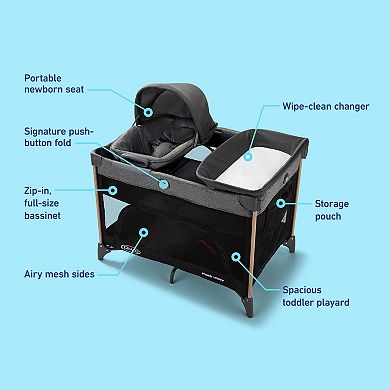 Graco® Pack 'n Play® Close2Baby 6-in-1 Seat Lux Playard