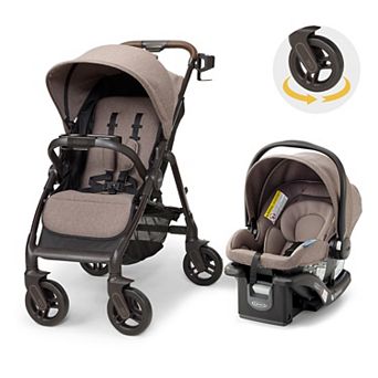 Graco® Merge™ Travel System with 360° Rotating Wheels