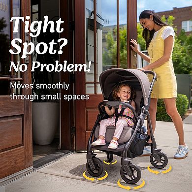 Graco® Premier™ Merge™ Travel System with 360° Rotating Wheels