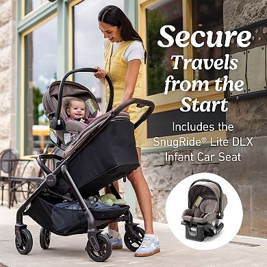 Graco® Premier™ Merge™ Travel System with 360° Rotating Wheels