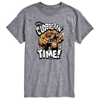 Men's Marvel The Fantastic Four: First Steps The Thing It's Clobberin' Time Graphic Tee