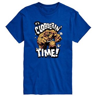 Men's Marvel The Fantastic Four: First Steps The Thing It's Clobberin' Time Graphic Tee