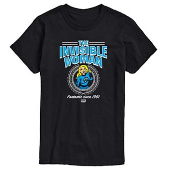 Men's Marvel The Fantastic Four: First Steps Invisible Woman Graphic Tee