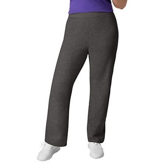Women's Hanes® Open-Bottom Fleece Sweatpants