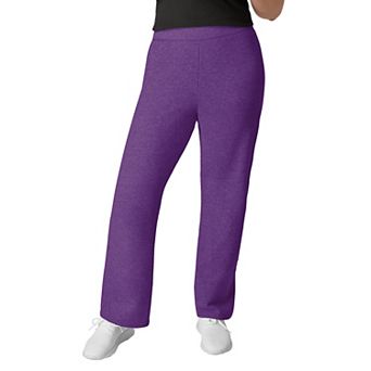 Women's Hanes® Open-Bottom Fleece Sweatpants