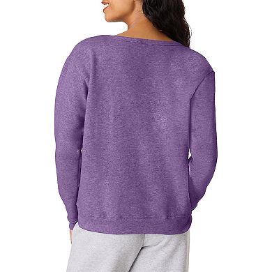 Women's Hanes® V-Notch Fleece Sweatshirt