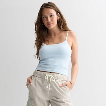 Juniors' Pink Republic Bra Cups Cami Tank Top