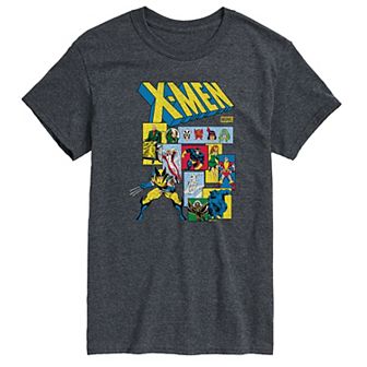Men's Marvel X-Men Retro Comic Characters Graphic Tee