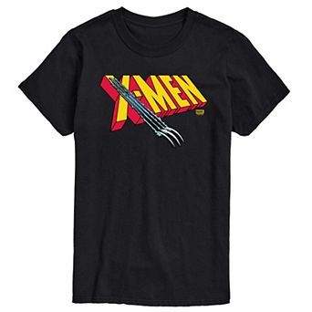 Men's Marvel X-Men Logo Claw Rip Graphic Tee