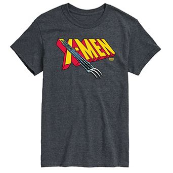 Men's Marvel X-Men Logo Claw Rip Graphic Tee