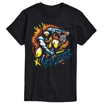 Men's Marvel Wolverine Airbrush Graphic Tee