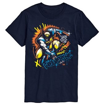 Men's Marvel Wolverine Airbrush Graphic Tee