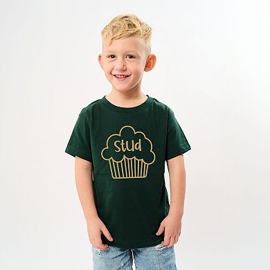 The Juniper Shop Stud Muffin Plain Youth Short Sleeve Tee