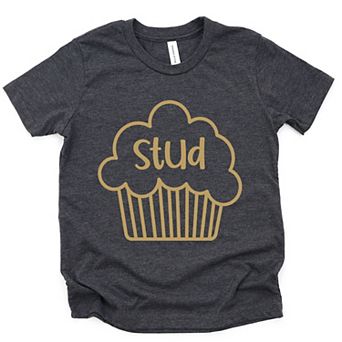 The Juniper Shop Stud Muffin Plain Youth Short Sleeve Tee