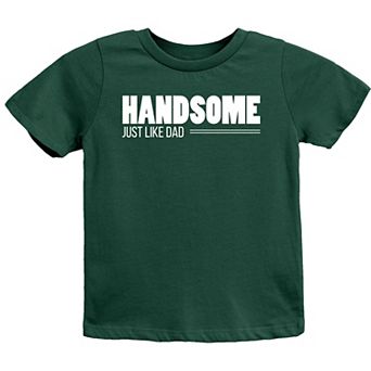 The Juniper Shop Handsome Just Like Dad Youth Short Sleeve Tee