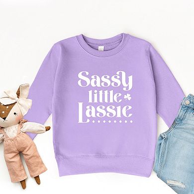 The Juniper Shop Sassy Little Lassie Classy Toddler Sweatshirt