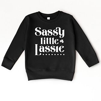 The Juniper Shop Sassy Little Lassie Classy Toddler Sweatshirt