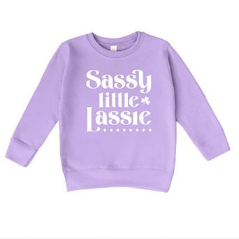 The Juniper Shop Sassy Little Lassie Classy Toddler Sweatshirt