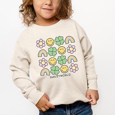 The Juniper Shop SmileyWorld Smiley Clover Daisy Toddler Sweatshirt