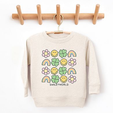 The Juniper Shop SmileyWorld Smiley Clover Daisy Toddler Sweatshirt