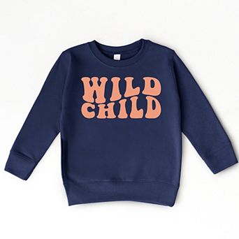 The Juniper Shop Wild Child Wavy Toddler Sweatshirt