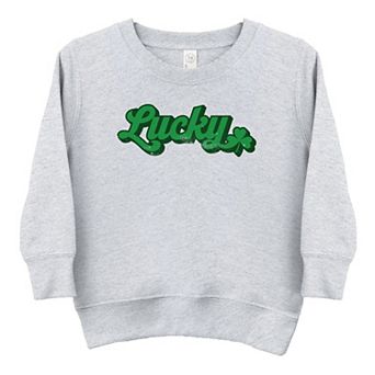 The Juniper Shop Lucky Solid Toddler Sweatshirt