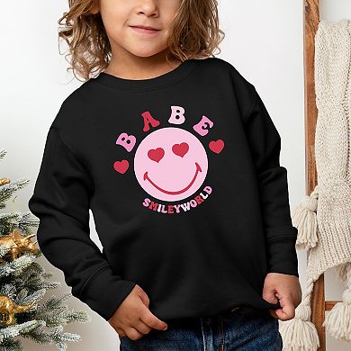 The Juniper Shop SmileyWorld Babe Smile Toddler Sweatshirt