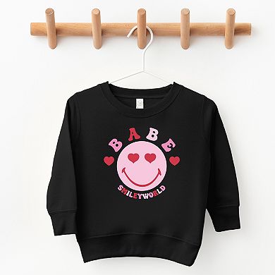 The Juniper Shop SmileyWorld Babe Smile Toddler Sweatshirt