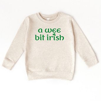 The Juniper Shop A Wee Bit Irish Solid Toddler Sweatshirt