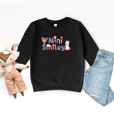 Mini Smiley Icons Unicorn - Toddler Graphic Sweatshirt