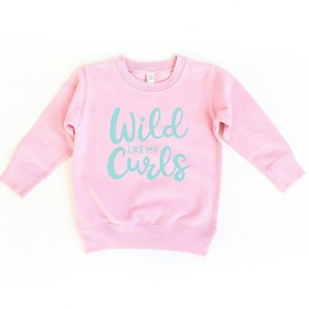 The Juniper Shop Wild Like My Curls Toddler Sweatshirt