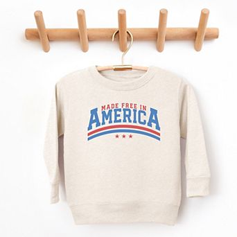 The Juniper Shop Made Free In America Toddler Sweatshirt