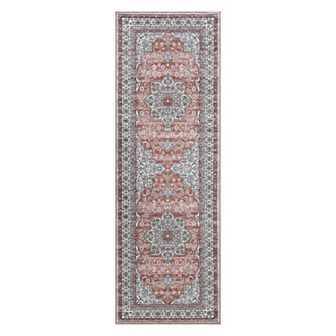Area Rugs - Ultra-Thin Washble Rug, Stain Resistant Anti Slip Backing Rugs for Living Room