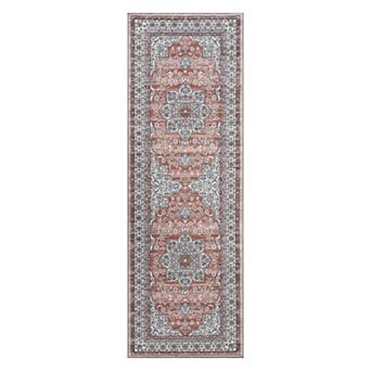 Area Rugs - Ultra-Thin Washble Rug, Stain Resistant Anti Slip Backing Rugs for Living Room