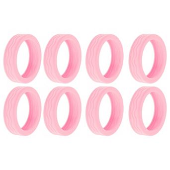 8 pc Luggage Wheel Protection Cover, Suitcase Wear-Resistant Noise Reduction Wheel Cover 2.05"x0.55"